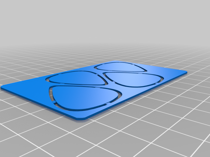 Guitar Picks (Punch Out Card)