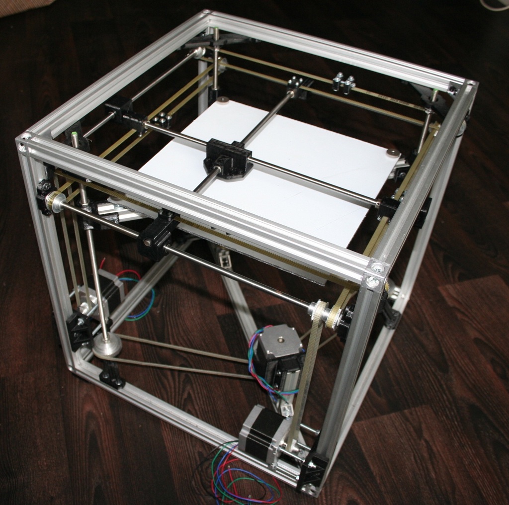 reprap cube - speed optimized, big built aerea, replicating