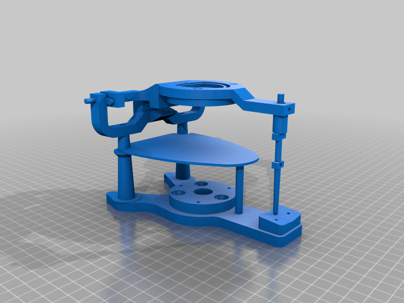 magnetic base dental articulator