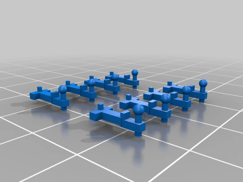 1:64 Scale Greenlight Tow Hitch (8x)