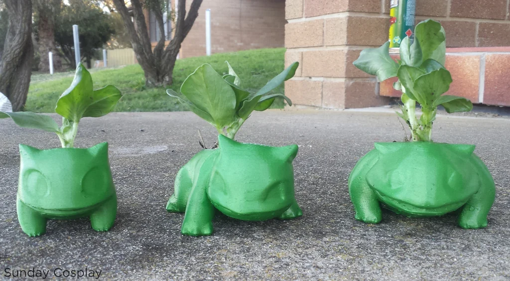 High Poly Bulbasaur Planter