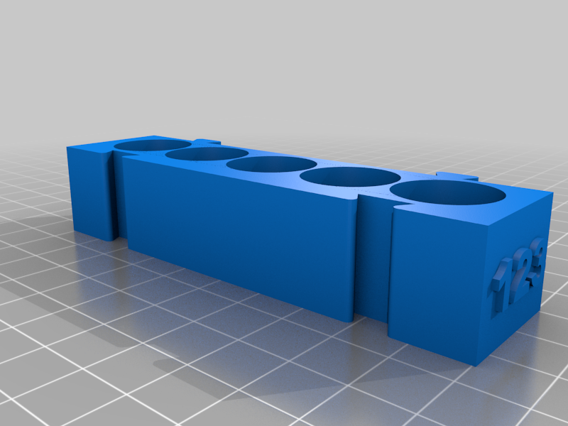 Modular CR123 battery holder