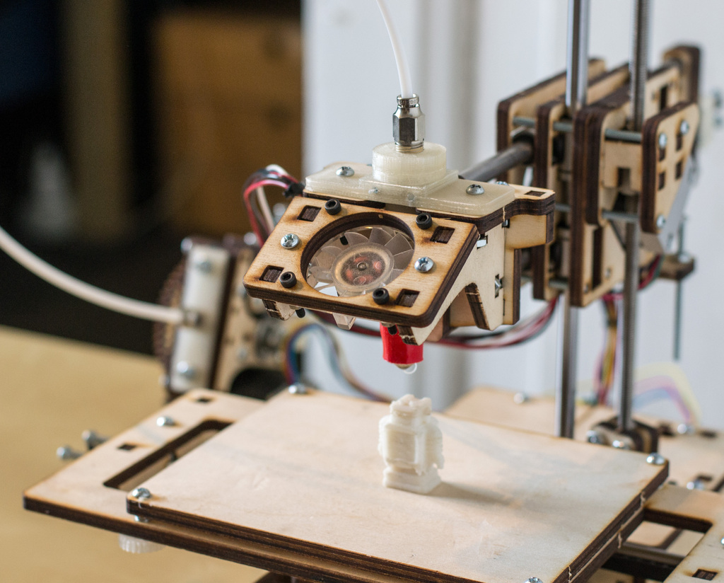 Printrbot Jr. Bowden extruder