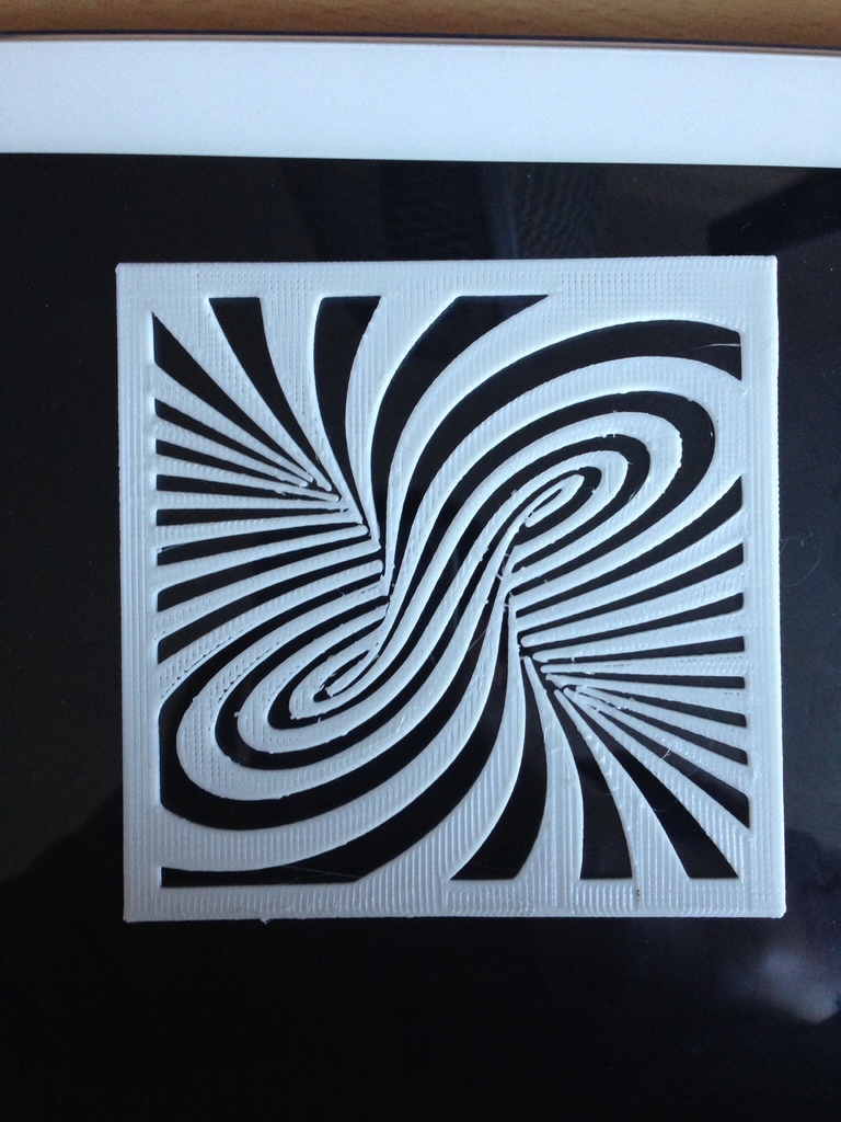 Twirl Optical Illusion STL