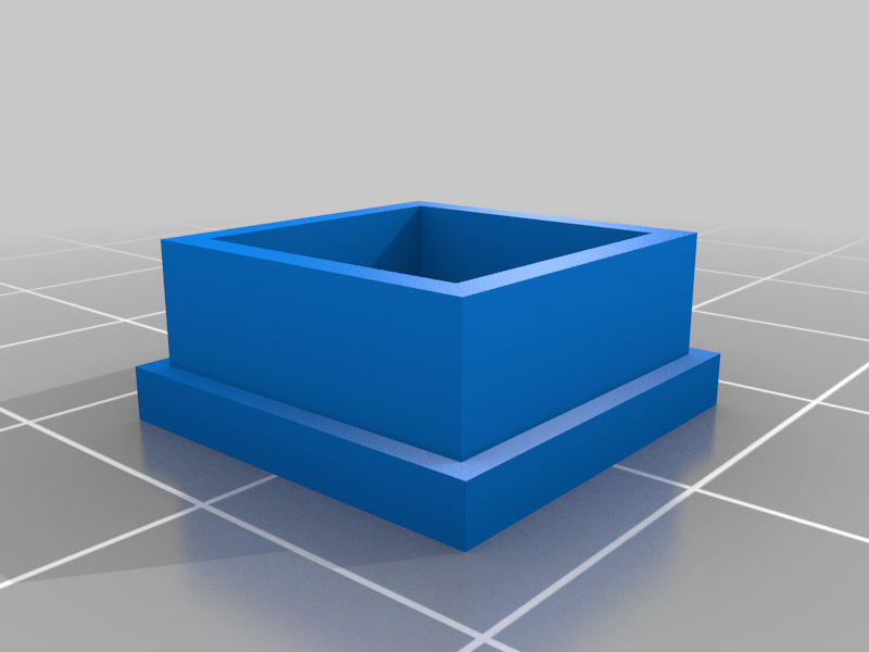 15x15 mm endpiece for square round tubes aluminium profile
