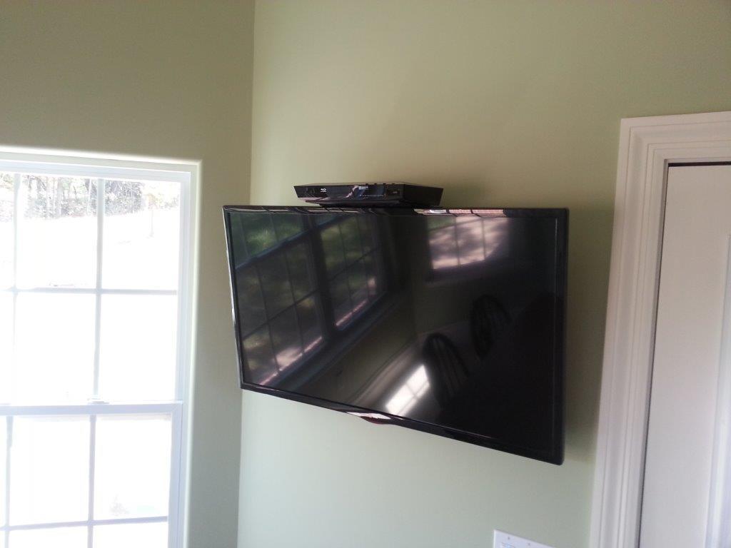 DVD, Cable Box, DVR, Above TV Adjustable Angle Shelf VESA 200mm Flat Panel HDTV