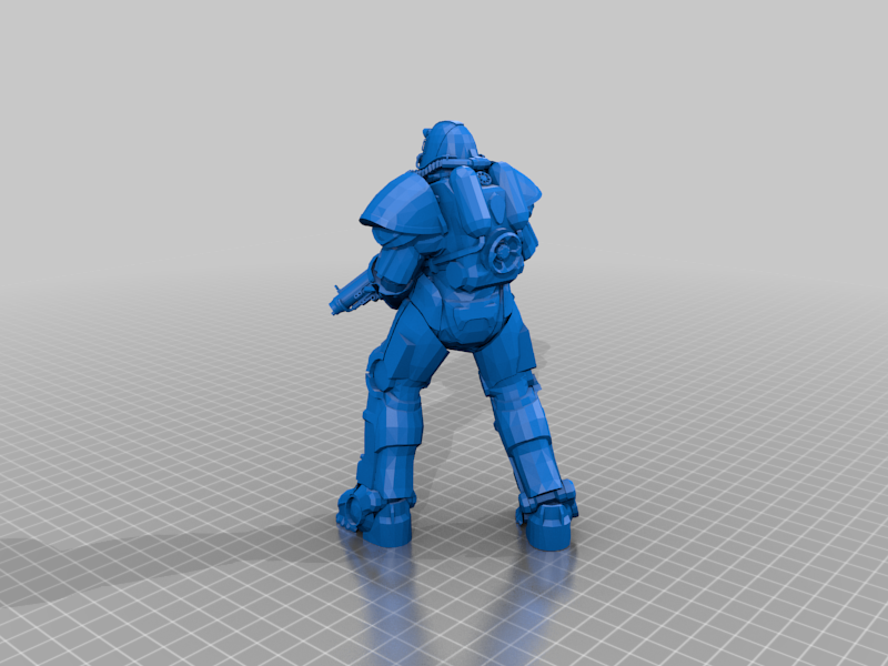 Fallout 4 - T51 Power Armor With Assault Rifle