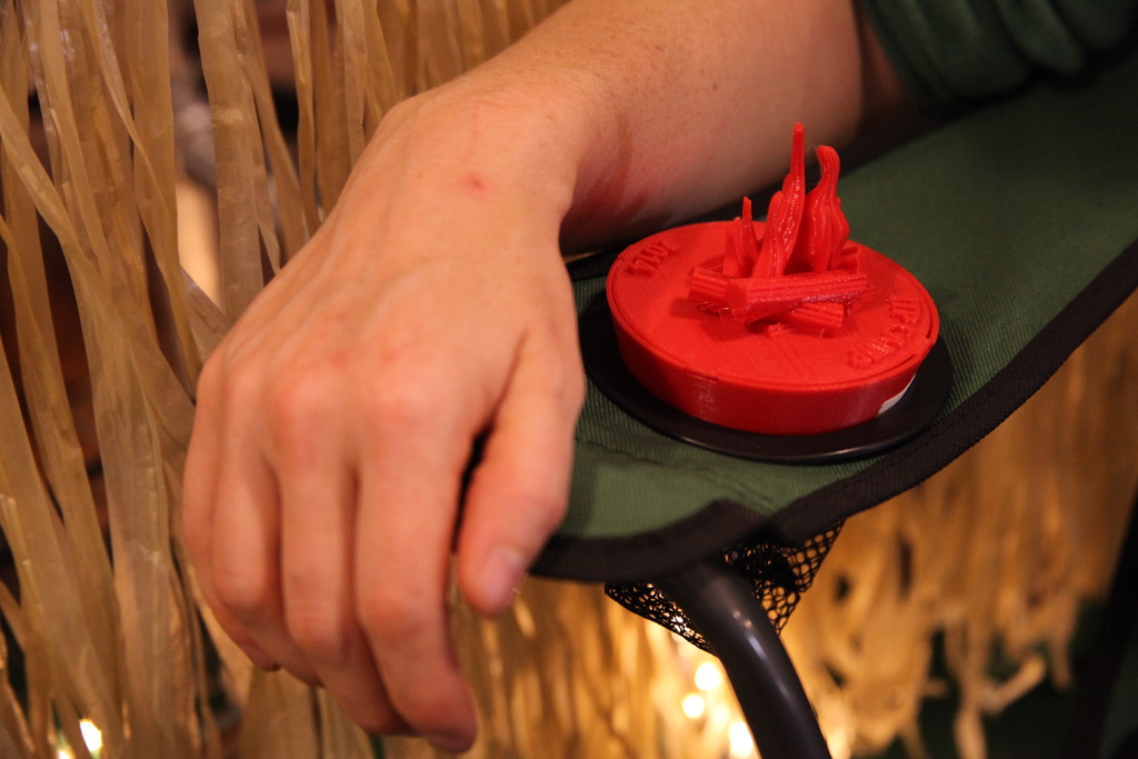 Drink Cup Holder Campfire