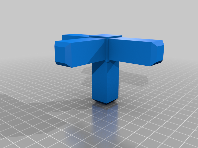 20mm Square tube connector (for 4 tubes)
