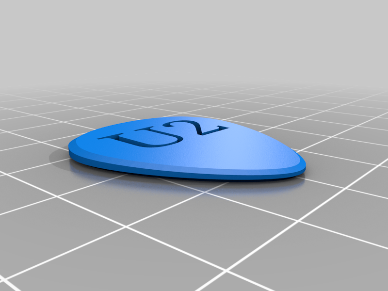 U2 Bass Pick