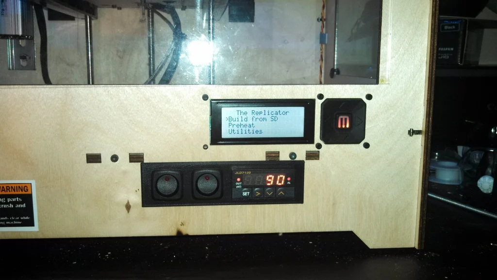 Replicator 1 PID Enclosure Heater Installation