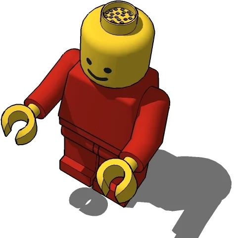 Lego Man Salt Shaker
