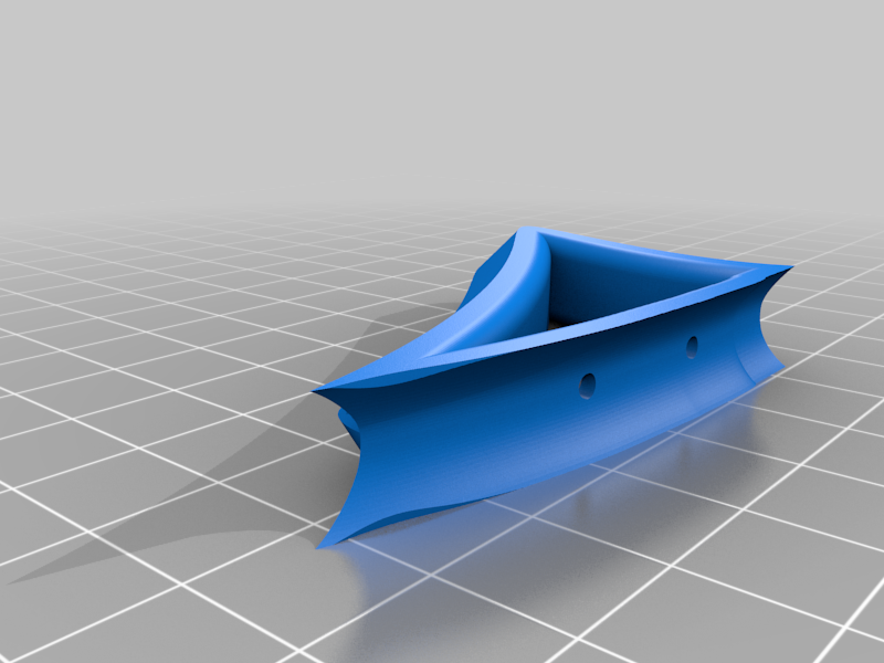 SXQ5 Stretched X Turtle fin designed for yik fpv