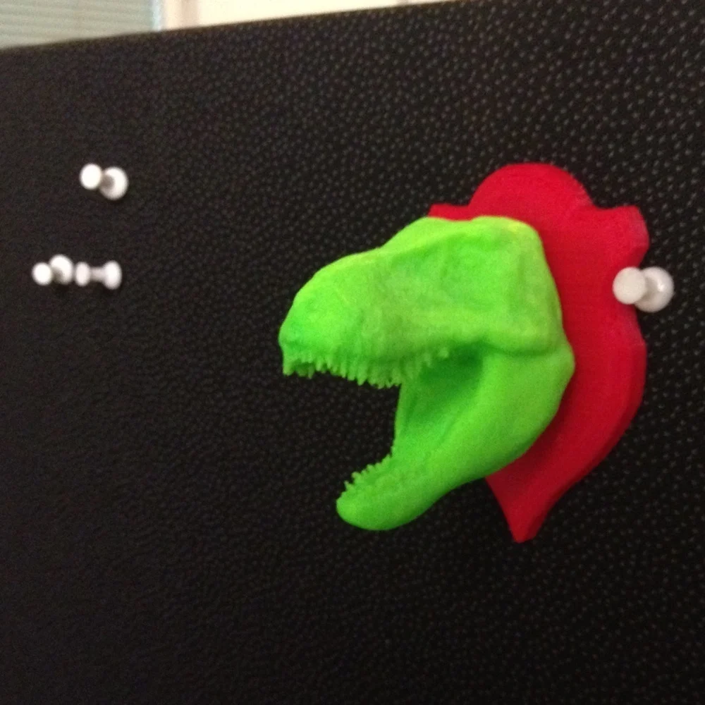 Mounted T-Rex Head Trophy