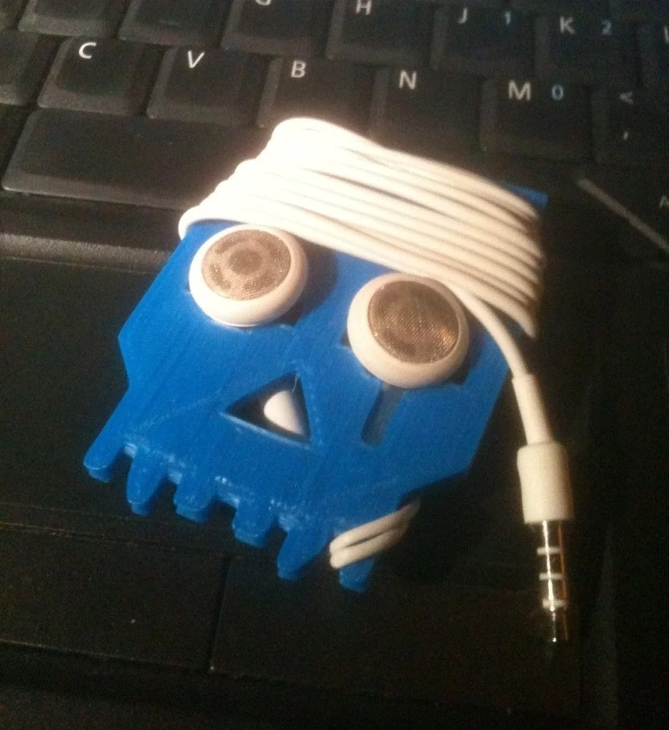 Keff's Weeping Skeleton Vampire Mummy Earphone Winder