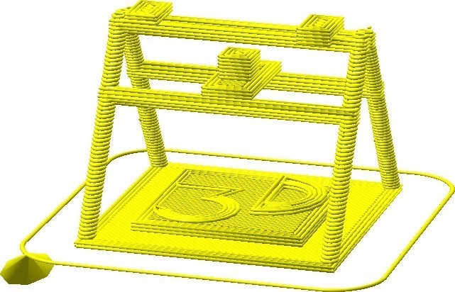 Mini Prusa Mendel Mascot (openscad parametric)