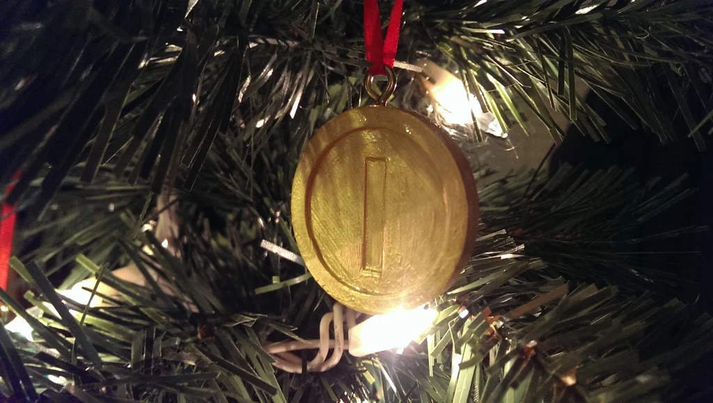 Super Mario Coin Ornament