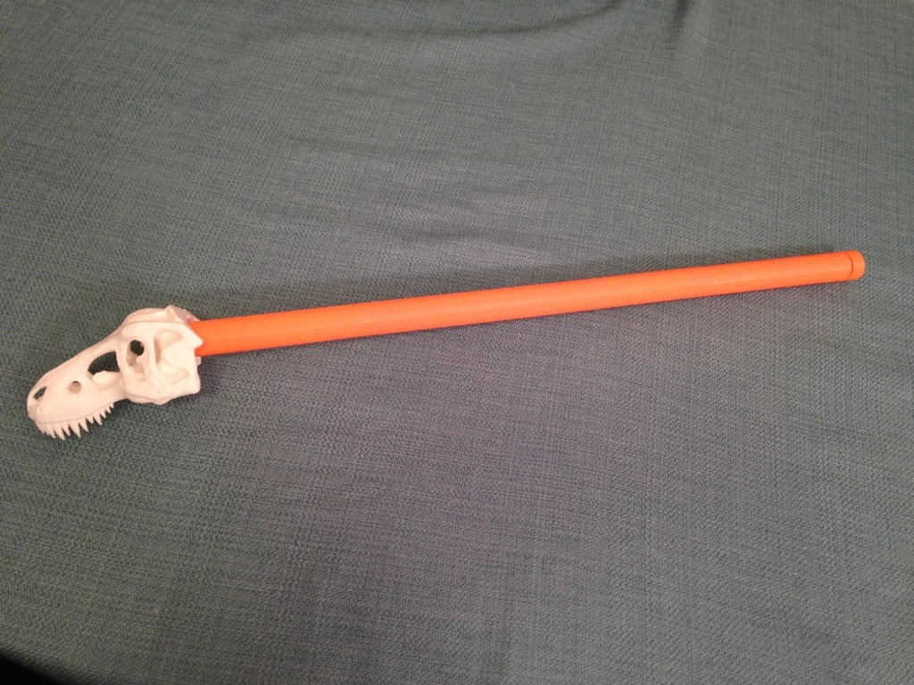 Tyranno-Scratch-Us Rex: Printable T-Rex Backscratcher