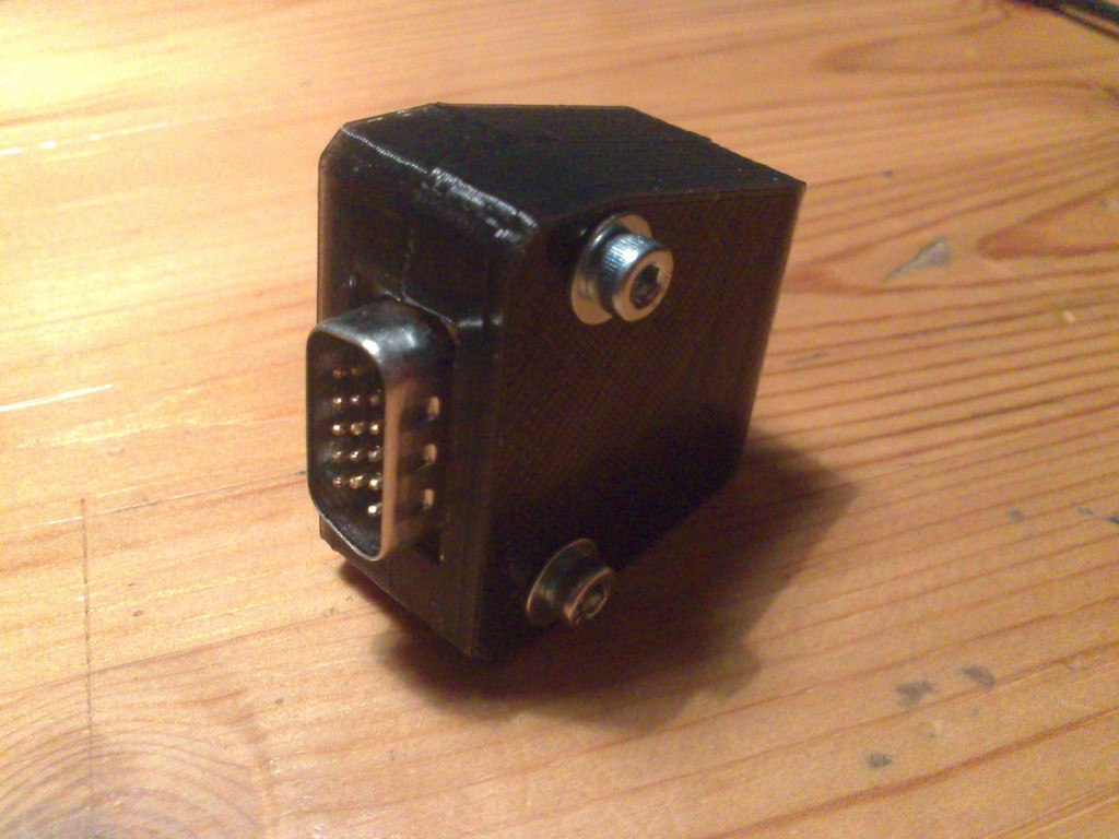 D-Sub 9 or 15 pin connector case