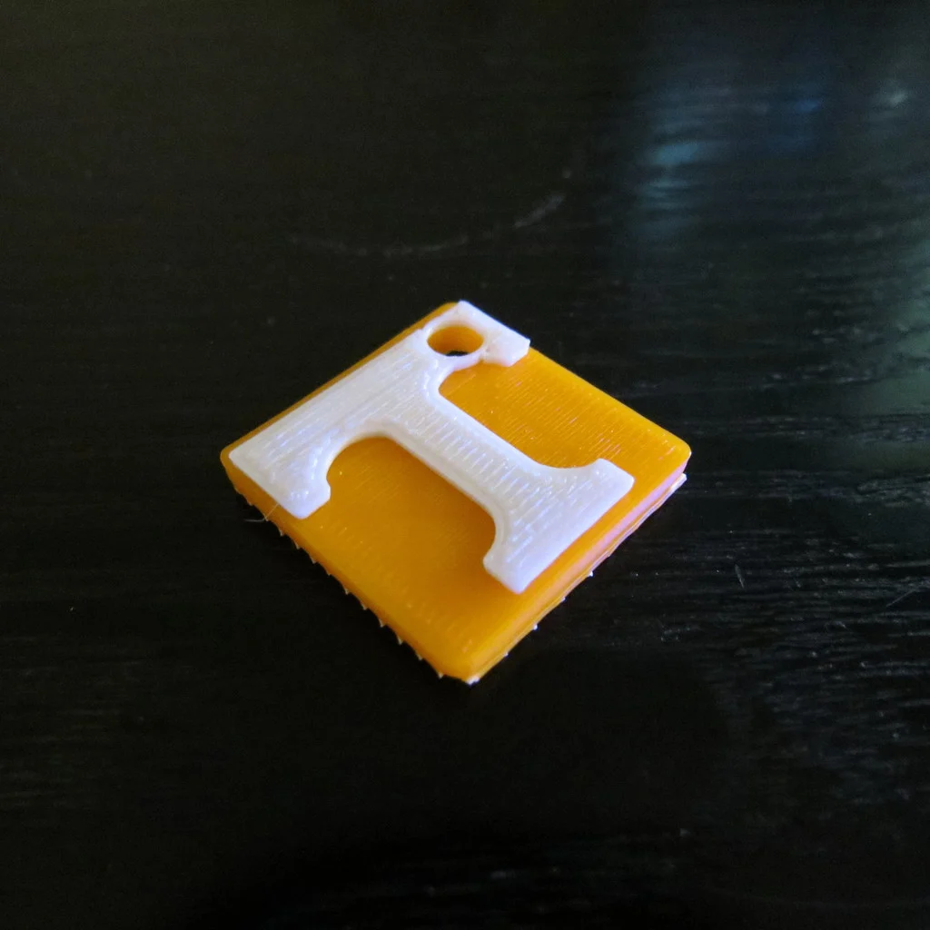 Dual Extrusion! University of Tennessee Keychain