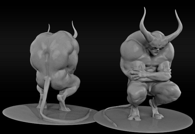 Meditating Devil