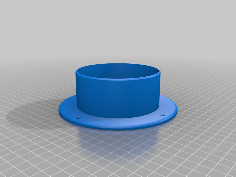 4" (10cm) Hose Vent Wall Round Adapter