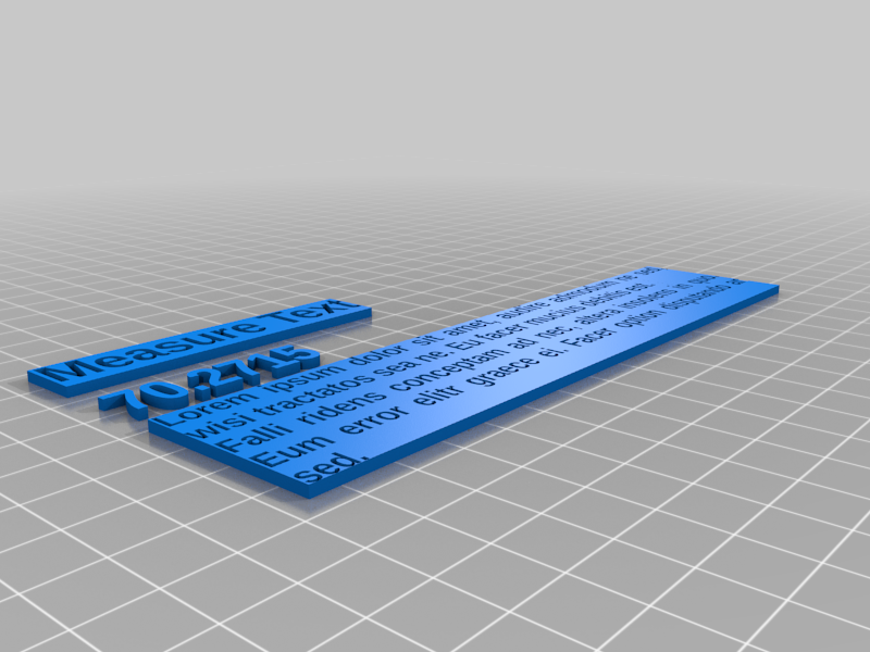 Measuring and wrapping text in OpenSCAD