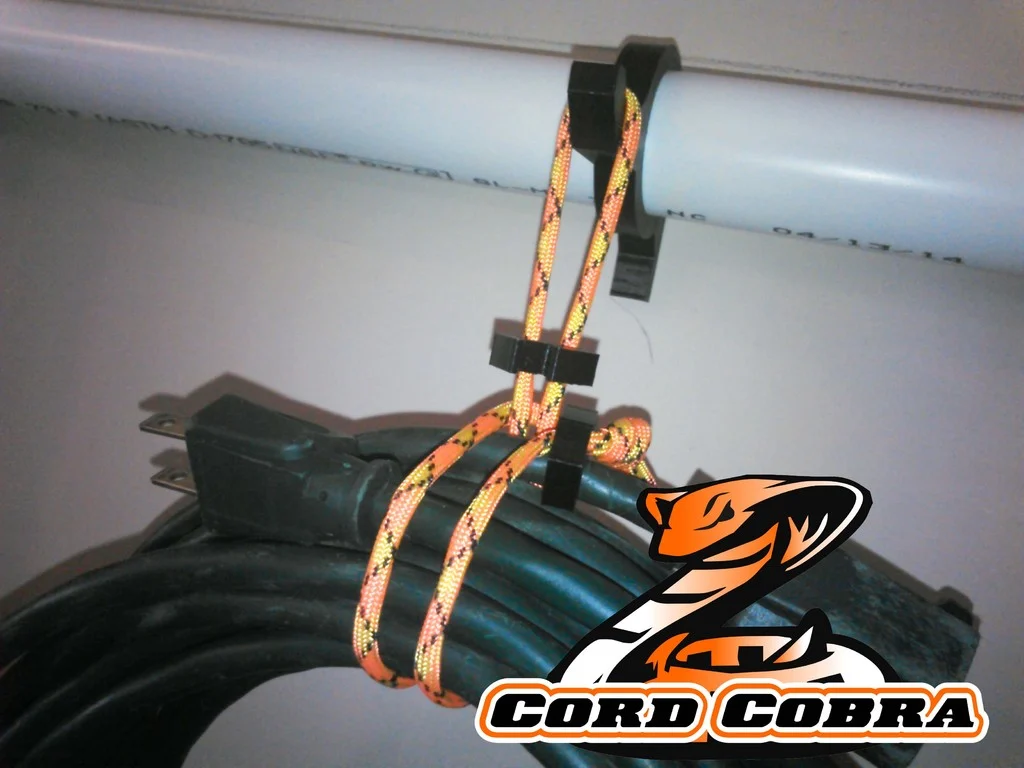 Cord Cobra - Heavy Duty Extension Cord Hanger & Tie