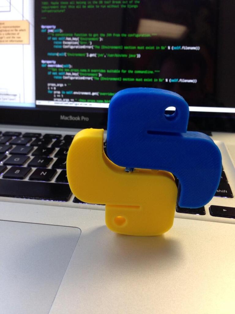 Python Logo (half)