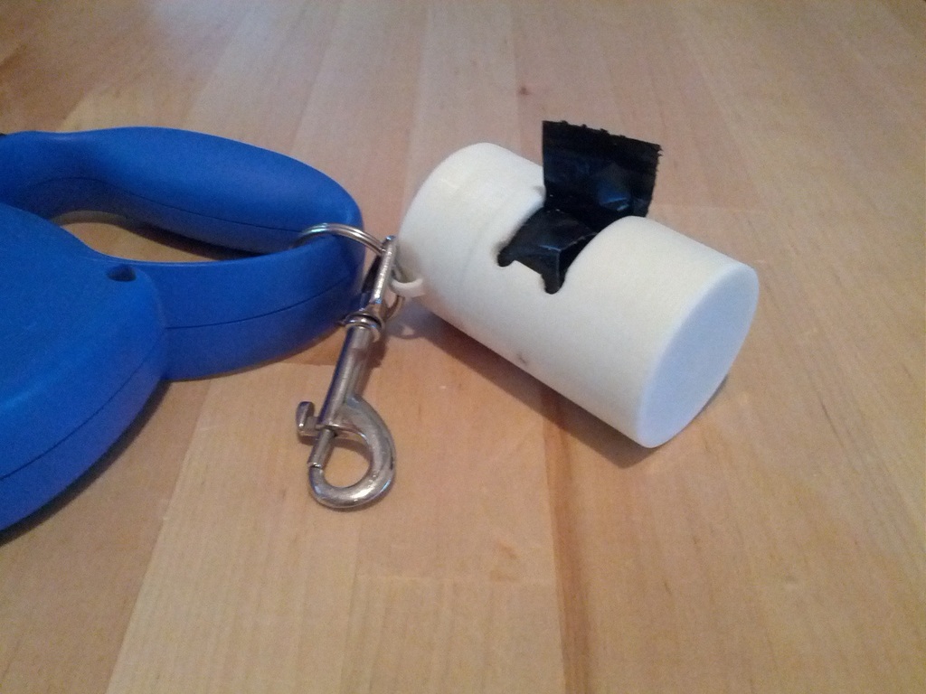 Dog waste bag holder