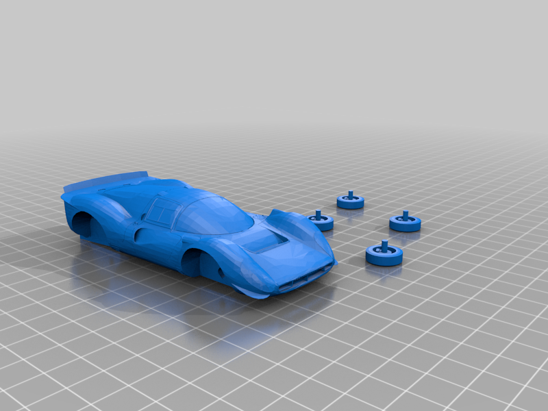 Ferrari 330 Le Mans w/ working wheels