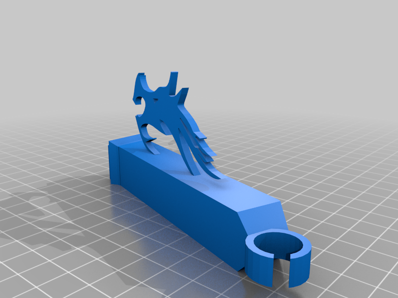 Ender 3 Logo Snap In Filament Guide Arm