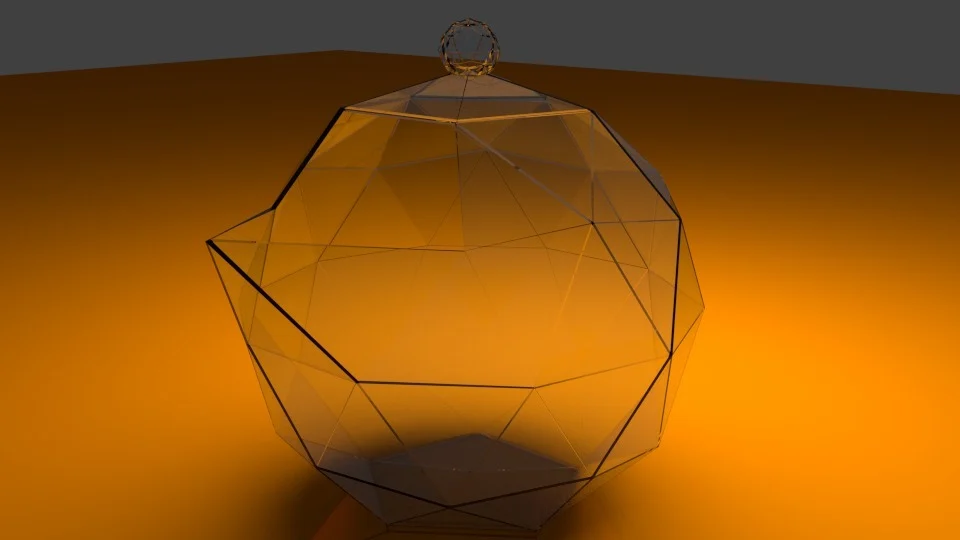 Low poly pitcher