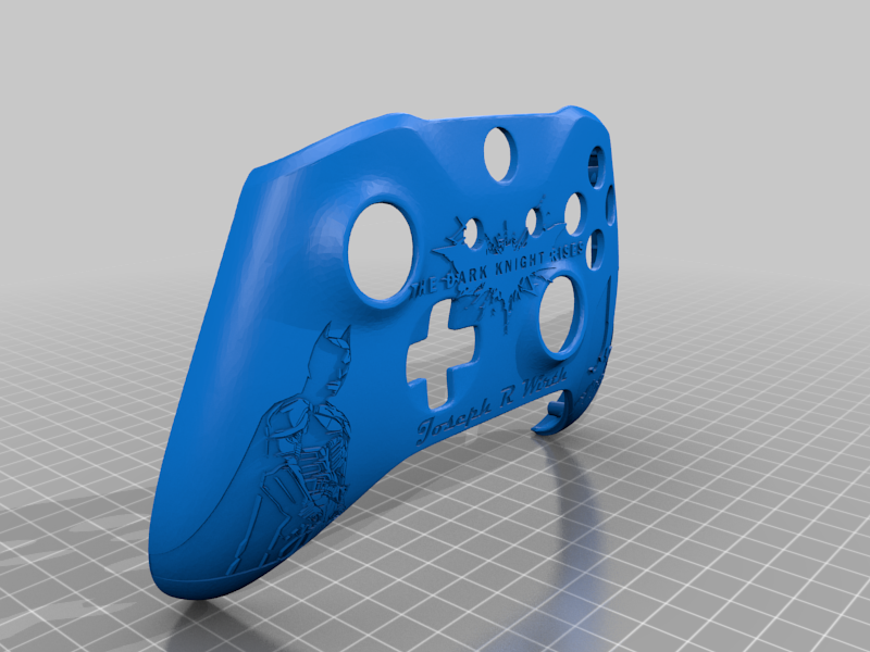 Xbox One S Custom Controller Shell: Batman the Dark Knight Rises Joseph R Wirth Edition