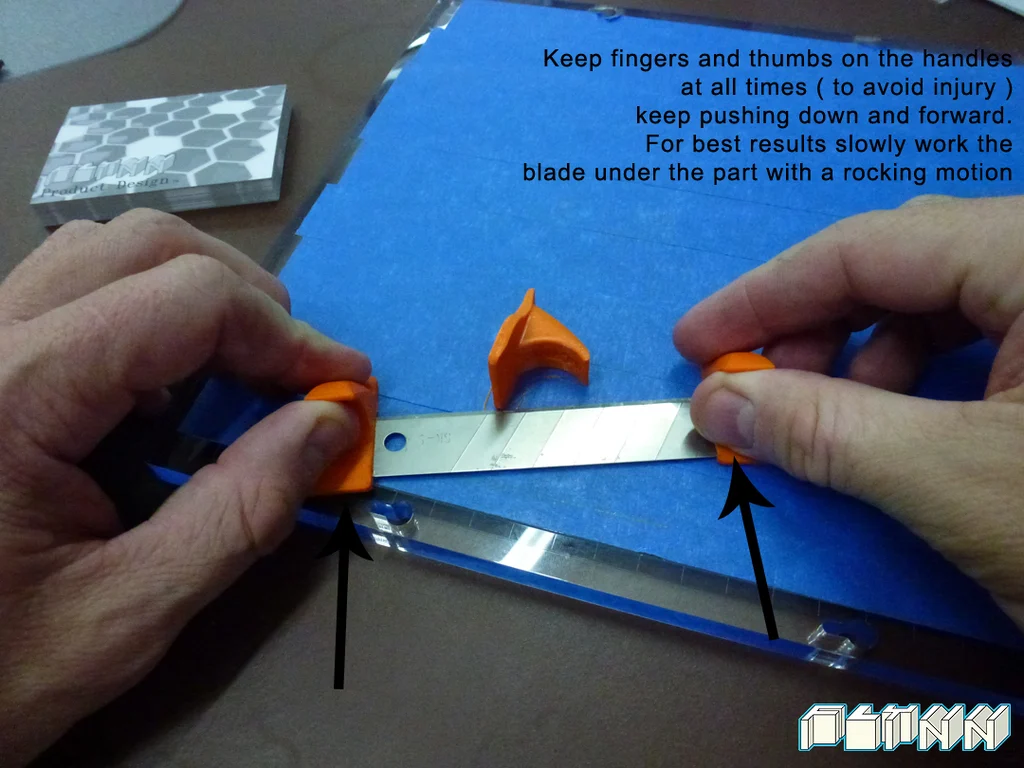 Print Removal Tool - Stanley Blade Adapter