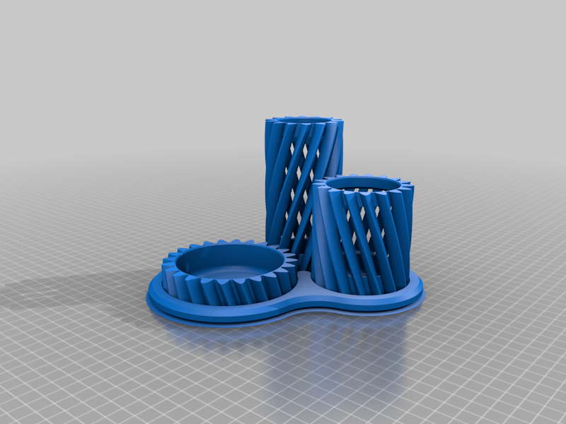 Gear Office Organizer (print in place)