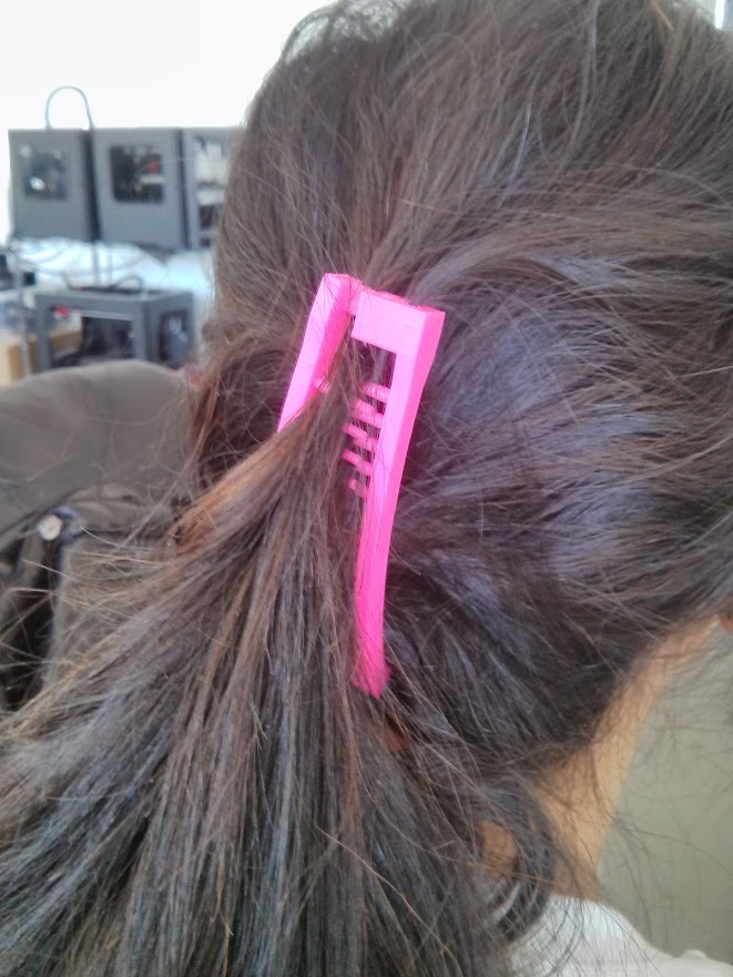 Banana hair clip.