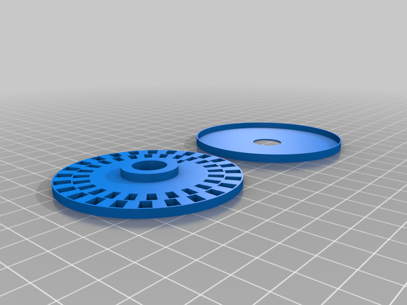 Optoelectrical Rotary Quadrature Encoder Disc and Sensor Mount