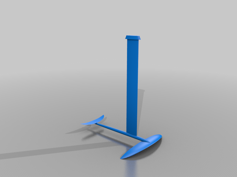 Hydrofoil to create cfk/gfk molds