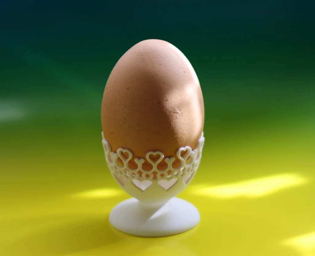 Egg cup small hearts