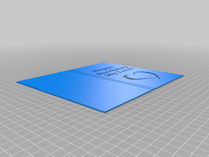 Birthday Card (foldable)