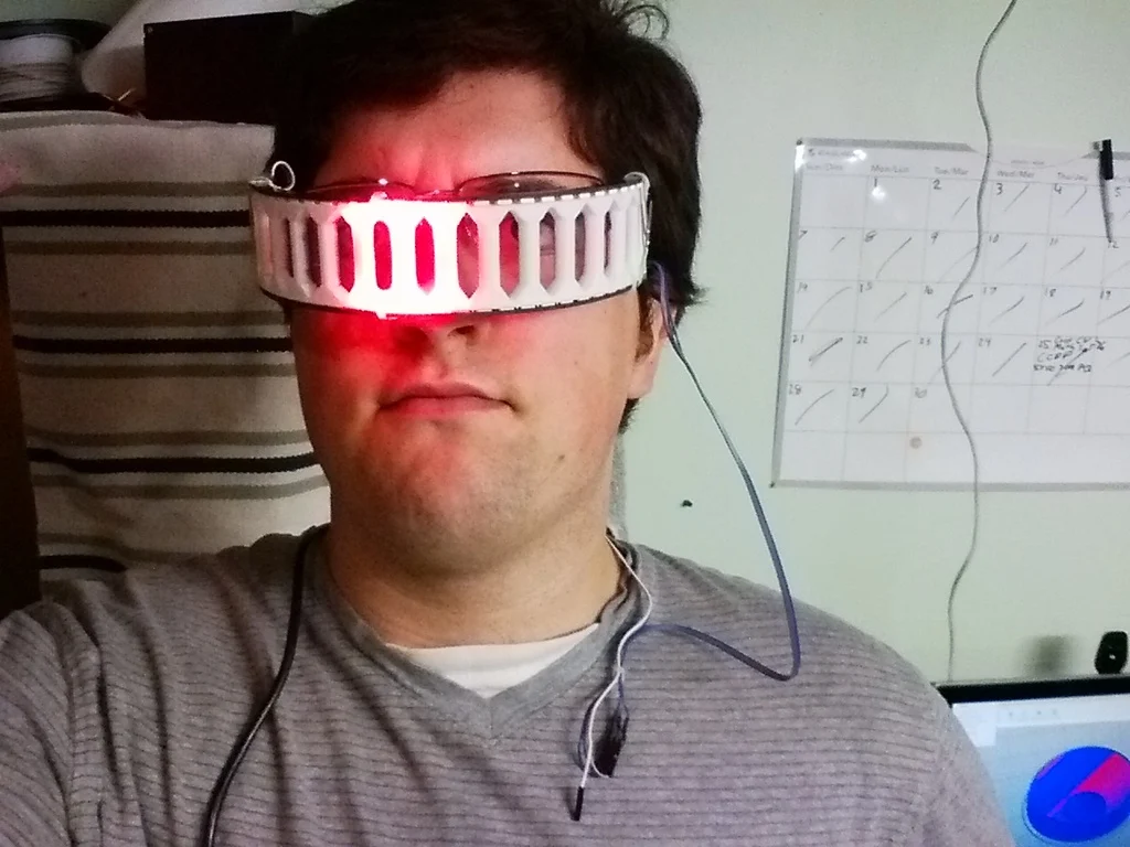 NeoPixel 60 Pixel Ring Sci-Fi Visor