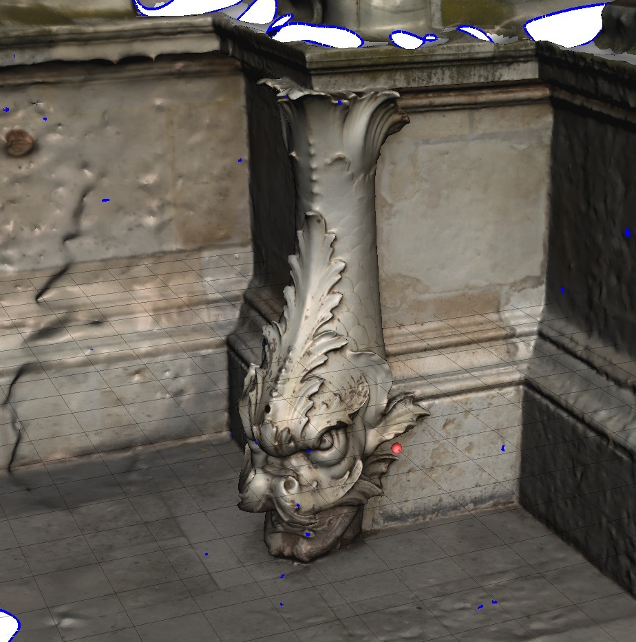 Louvre Fish Statue