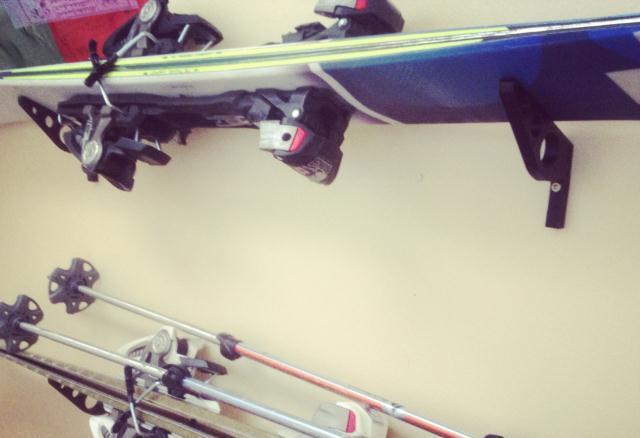 Simple Ski Shelf