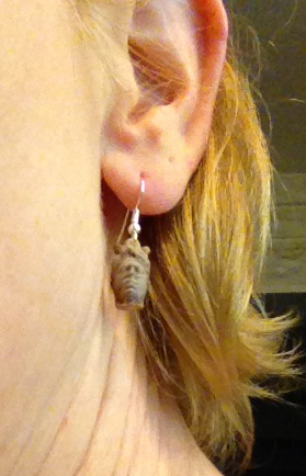 Shrunken Head Earrings