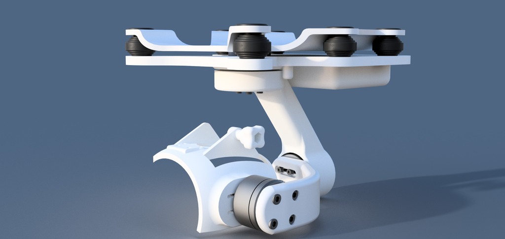 MotorPixie 3D Gimbal for DJI Phantom 2 Vision - Discontinued