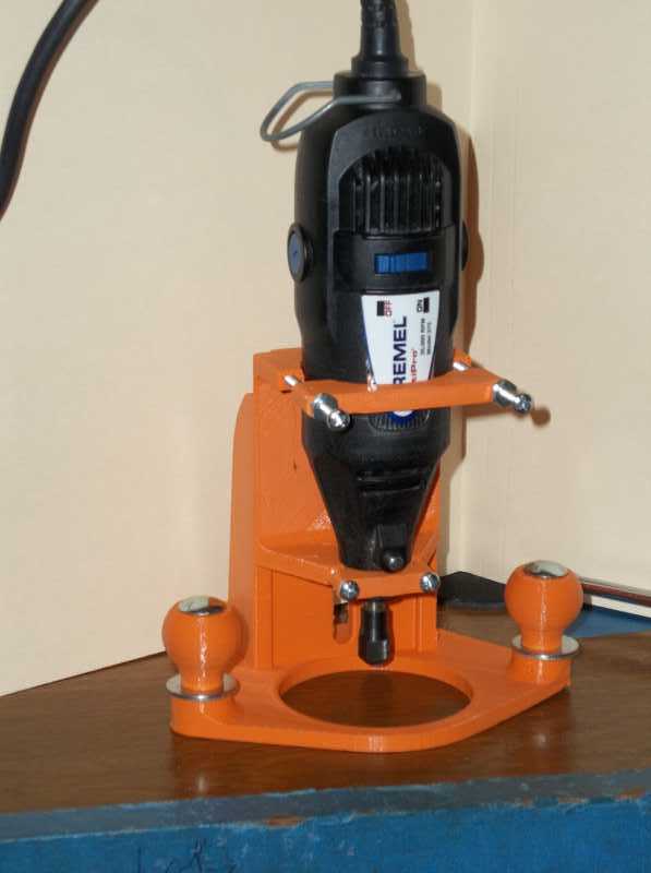 Ronthomp Router, attachment for Dremel