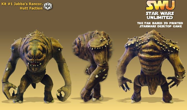 Jabba's Rancor. (posable figure)