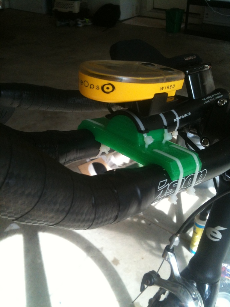 cyclocomputer mount for aerobars