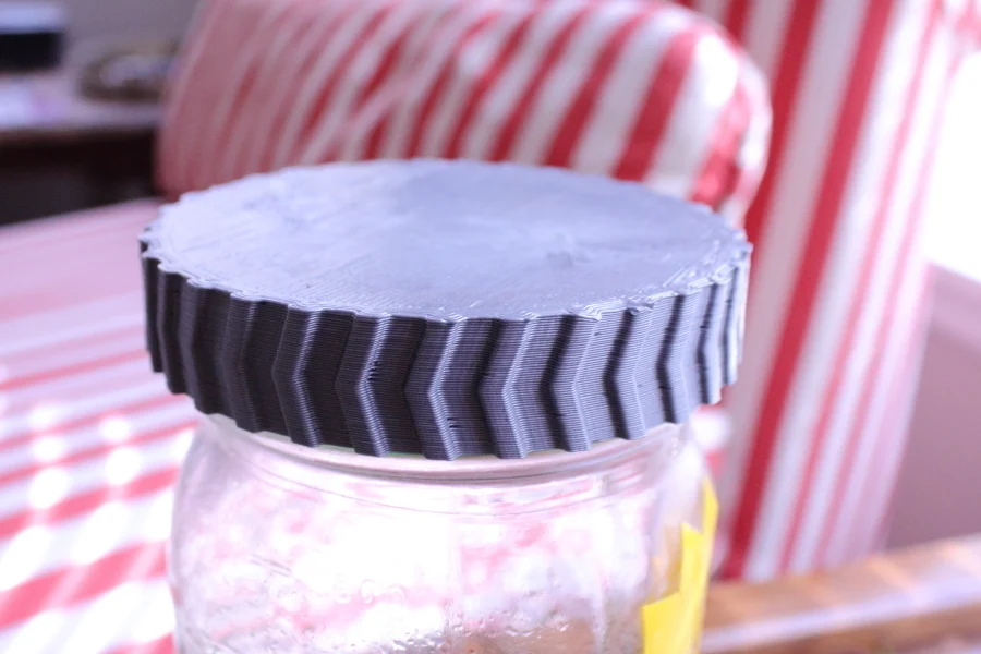 Canning Jar Lid, 3D Printed